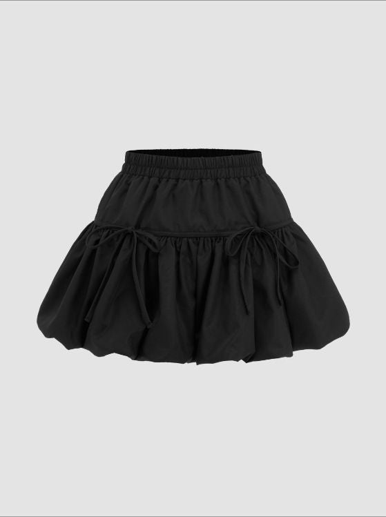 Damen Voluminöser Rüschenrock mit Taillenzug und charmantem Design WOLFF