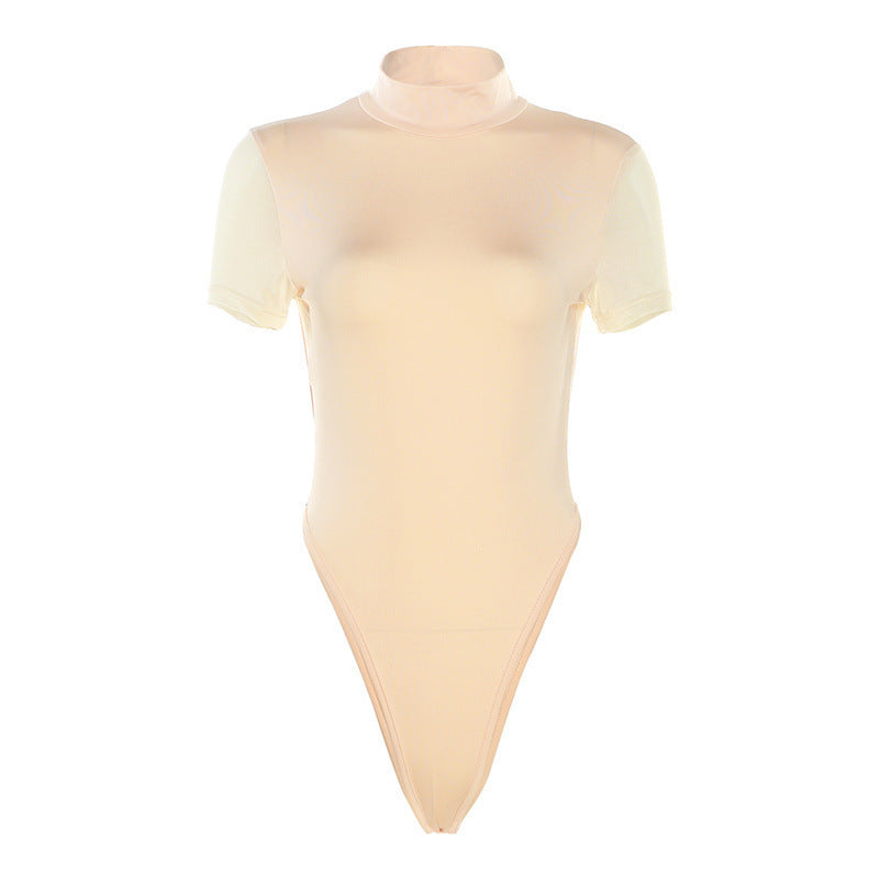 Damen Body mit Stehkragen aus elastischem Material WOLFF