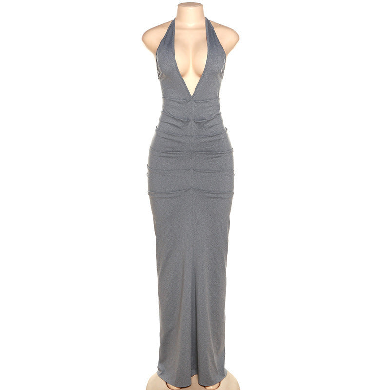 Damen Abendkleid mit tiefem V-Ausschnitt und figurbetonendem Schnitt WOLFF