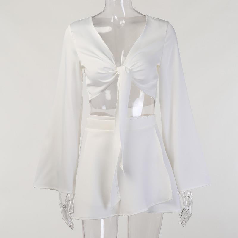 Damen Elegantes Blusenkleid mit weitem Ärmel WOLFF