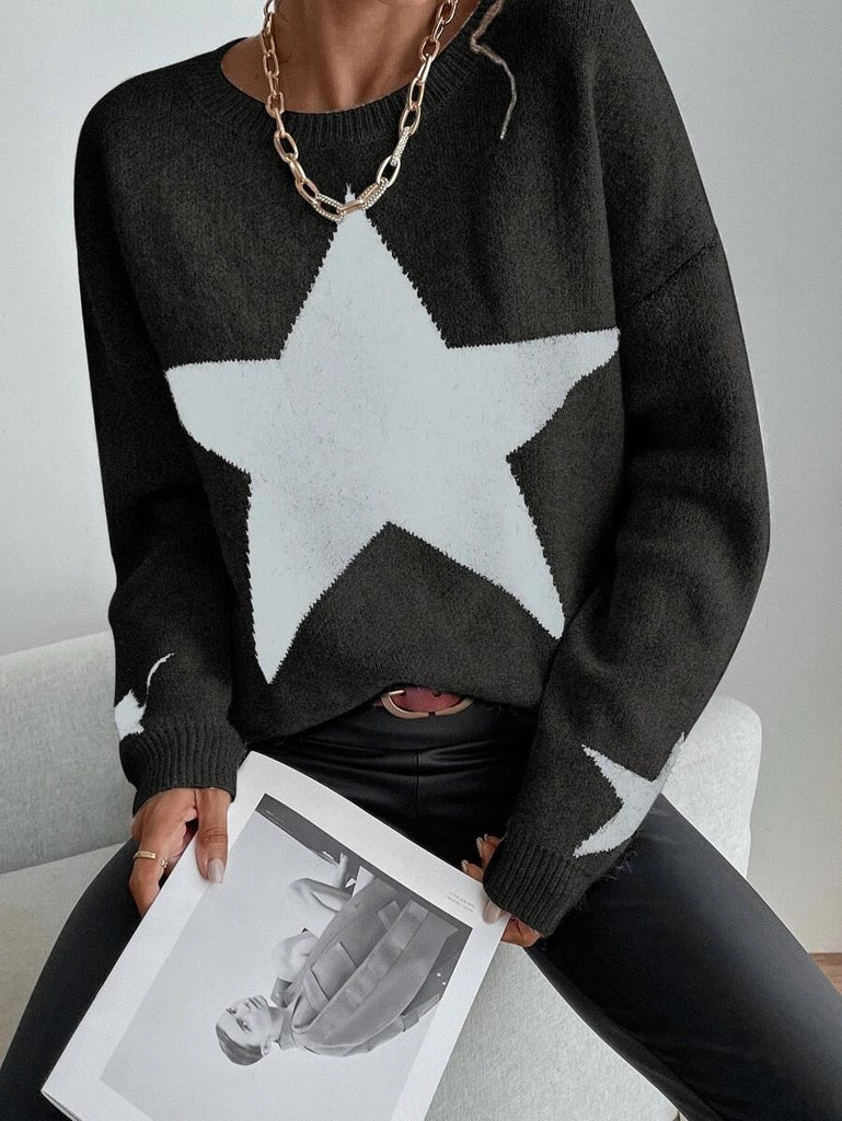 WOLFF Big Stars Pullover Rundhals Sweatshirt