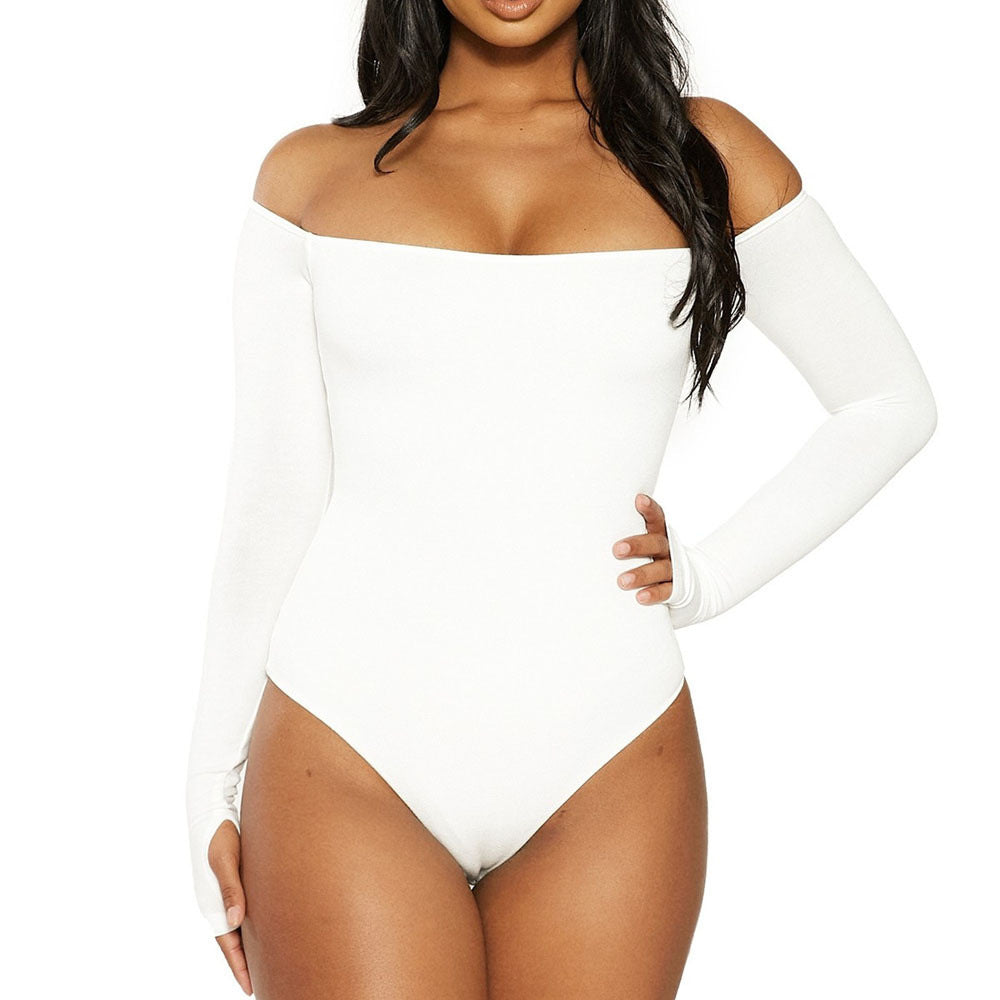 Damen Langarm-Bodysuit mit schulterfreiem Design WOLFF
