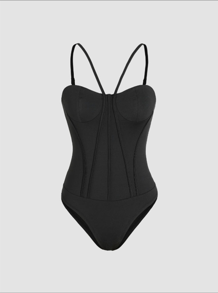 Damen Badeanzug mit innovativem Korsett-Design und komfortablem Schnitt WOLFF