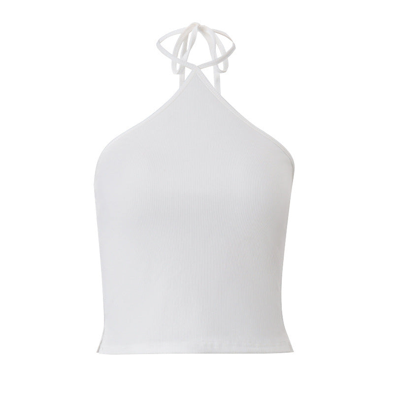Damen Neckholder-Top mit lässiger Passform und hochwertigem Rippmaterial WOLFF