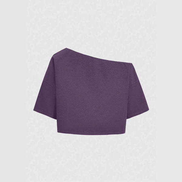 Damen Crop-Top mit kreativem Katzenmotiv und floralem Design WOLFF