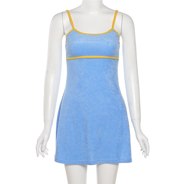 Damen Strandkleid mit verstellbaren Spaghettiträgern und raffiniertem Einschnitt WOLFF