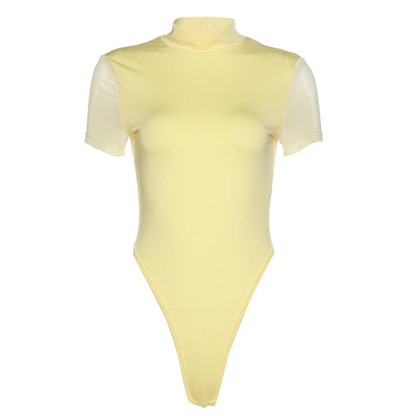 Damen Body mit Stehkragen aus elastischem Material WOLFF