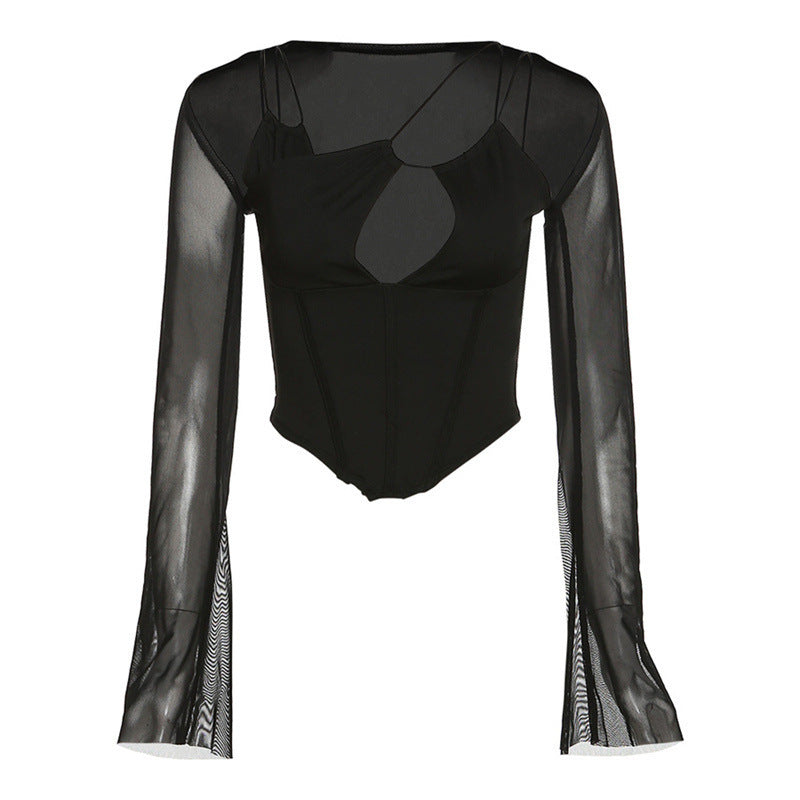 Damen Elegantes und modernes Bodysuit mit Off-Shoulder-Design WOLFF