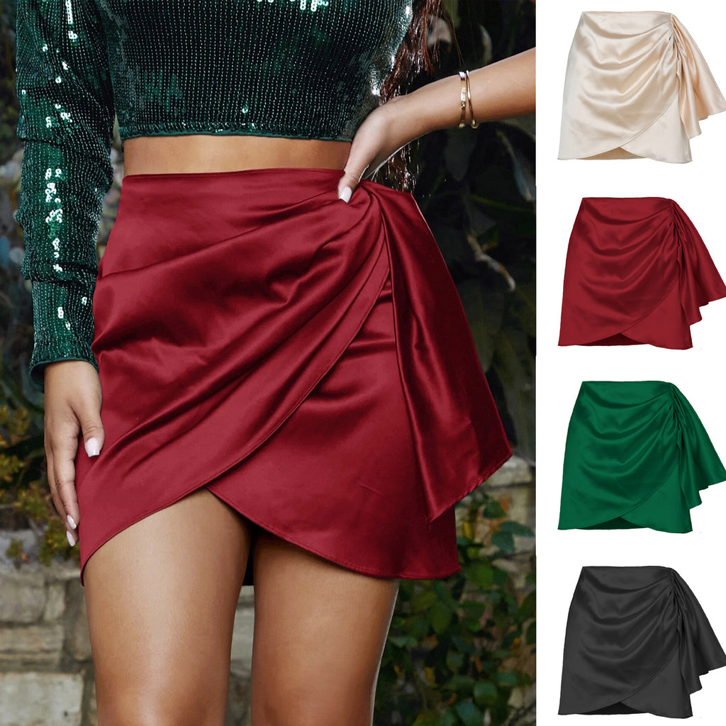 Damen Drapierter Minirock WOLFF