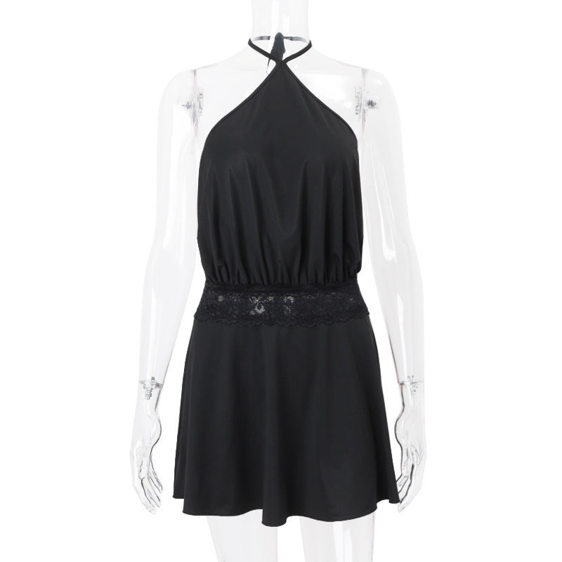 Damen lässiges Minikleid mit elegantem Spaghetti-Träger-Design WOLFF