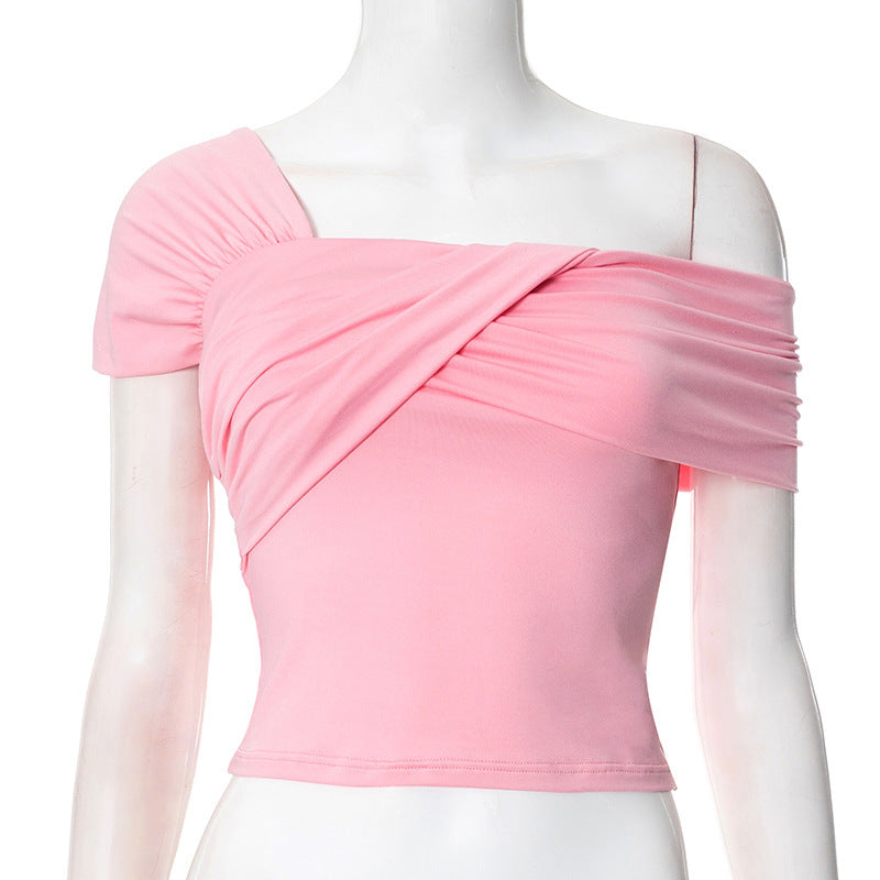 Damen Wickeloberteil mit asymmetrischem Ausschnitt und eleganten Rüschendetails WOLFF