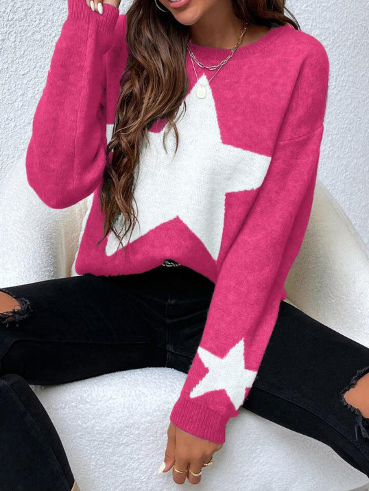 WOLFF Big Stars Pullover Rundhals Sweatshirt