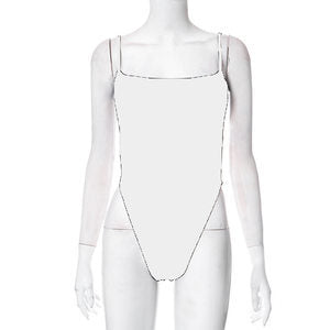 Damen Bodysuit mit verstellbaren Spaghetti-Trägern und quadratischem Ausschnitt WOLFF