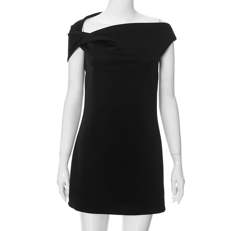 Damen Wickelkleid mit asymmetrischem Design und eleganter Schulterpartie WOLFF