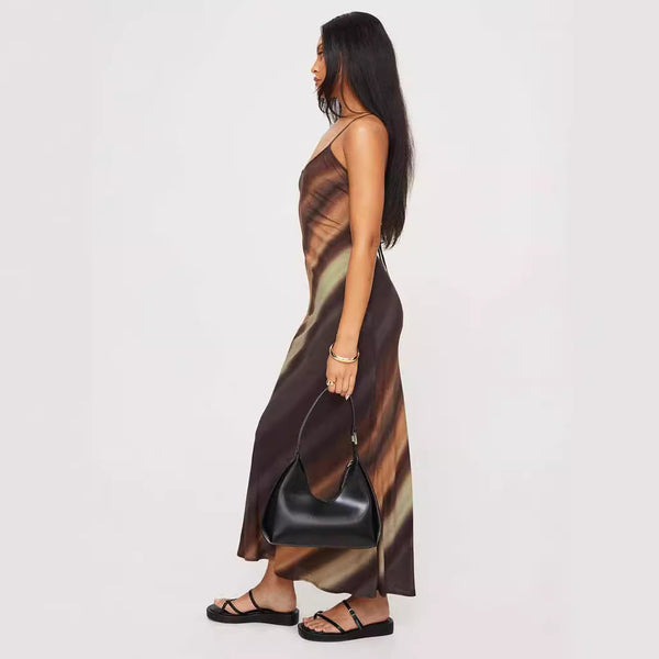 Damen Maxikleid mit elegantem Farbverlauf und schmalen Trägern WOLFF