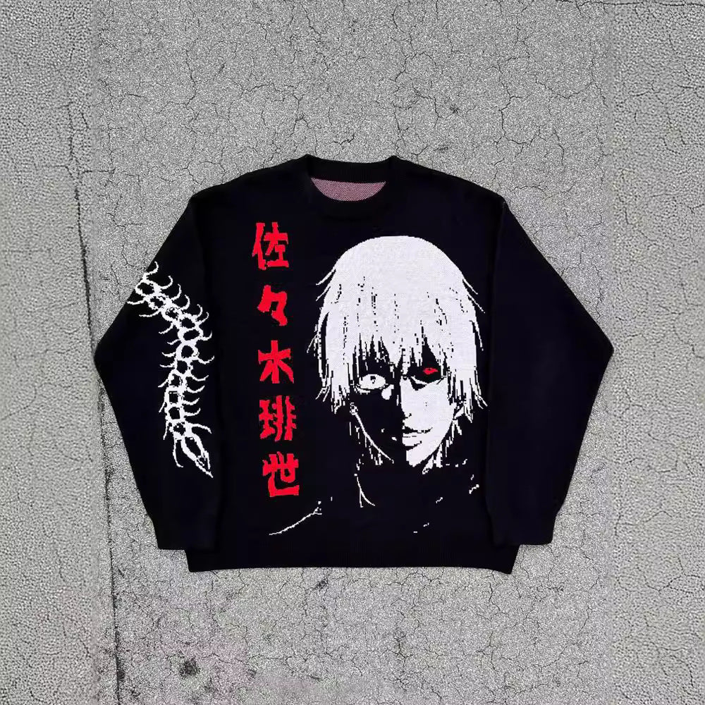 Herren Sweater mit kreativem Charakterdesign WOLFF