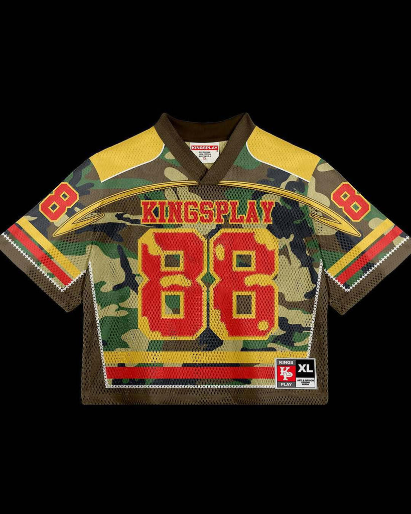 Herren Camouflage-Sporttrikot mit Mesh-Oberfläche WOLFF