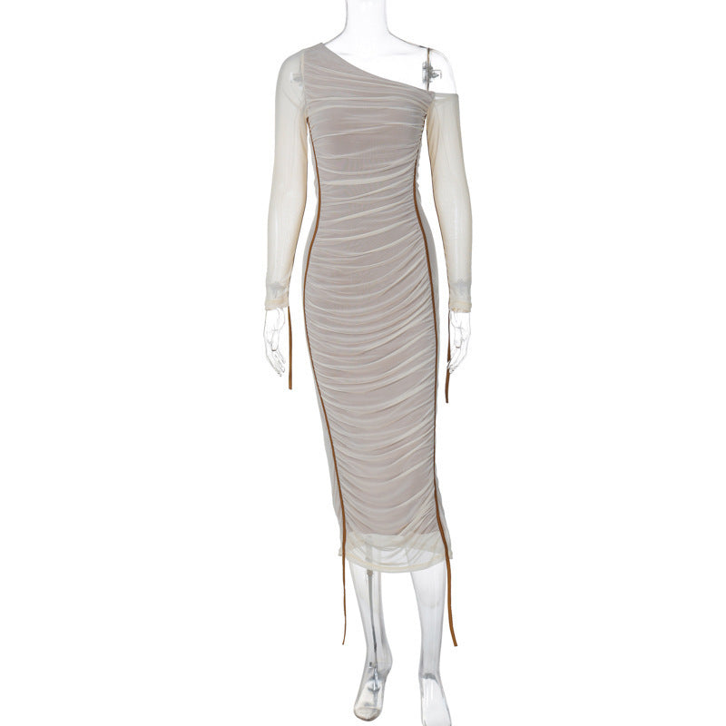 Damen Elegantes Wickelkleid mit asymmetrischen Details WOLFF
