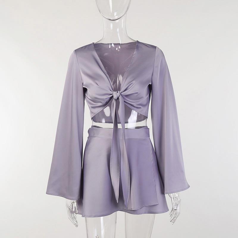Damen Elegantes Blusenkleid mit weitem Ärmel WOLFF