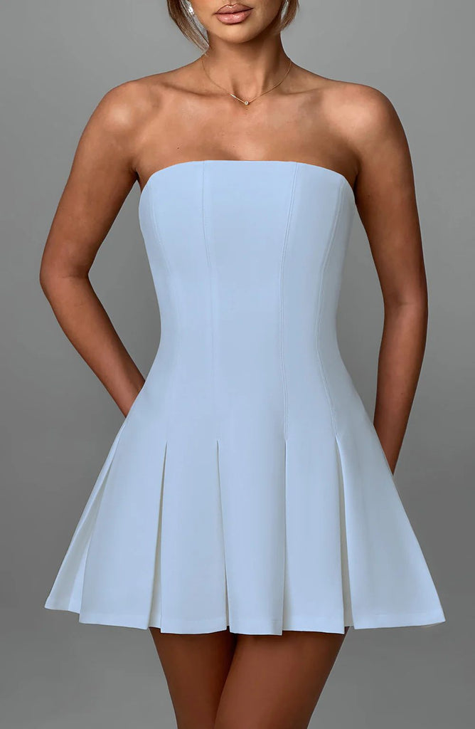 Damen Neckholder Minikleid mit bodenlangem Schnitt und figurbetontem Design WOLFF