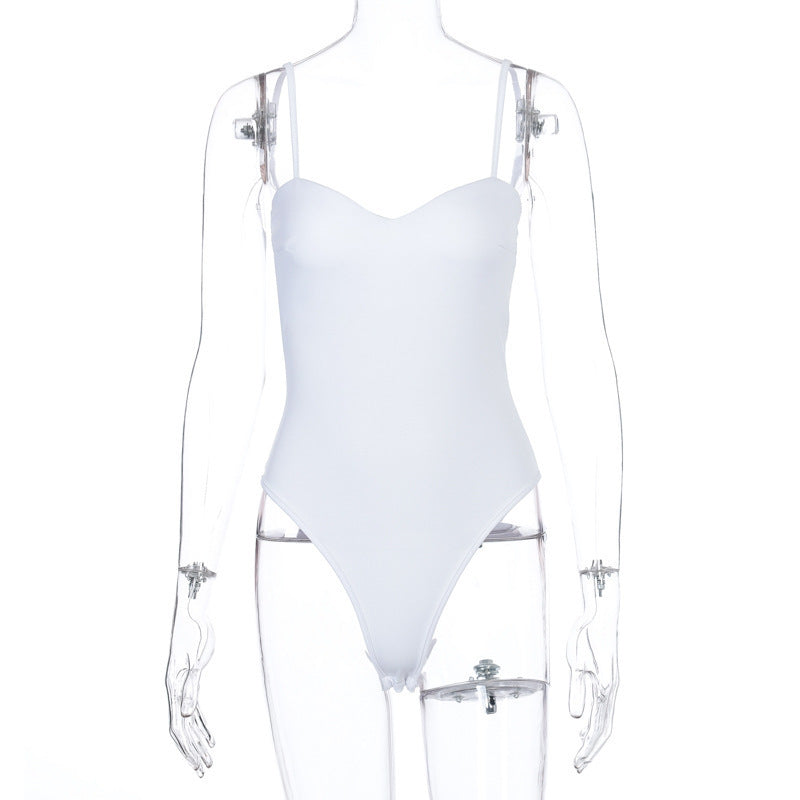 Damen Bodysuit mit raffinierten Spaghetti-Trägern und herzförmigem Ausschnitt WOLFF