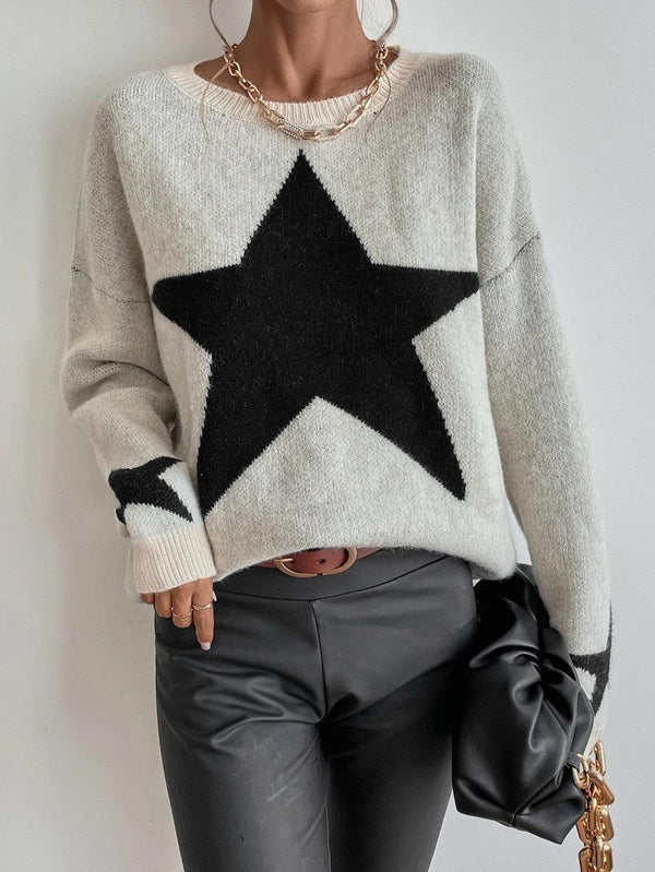 WOLFF Big Stars Pullover Rundhals Sweatshirt