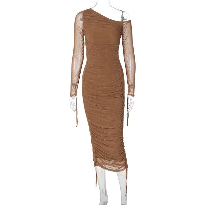 Damen Elegantes Wickelkleid mit asymmetrischen Details WOLFF