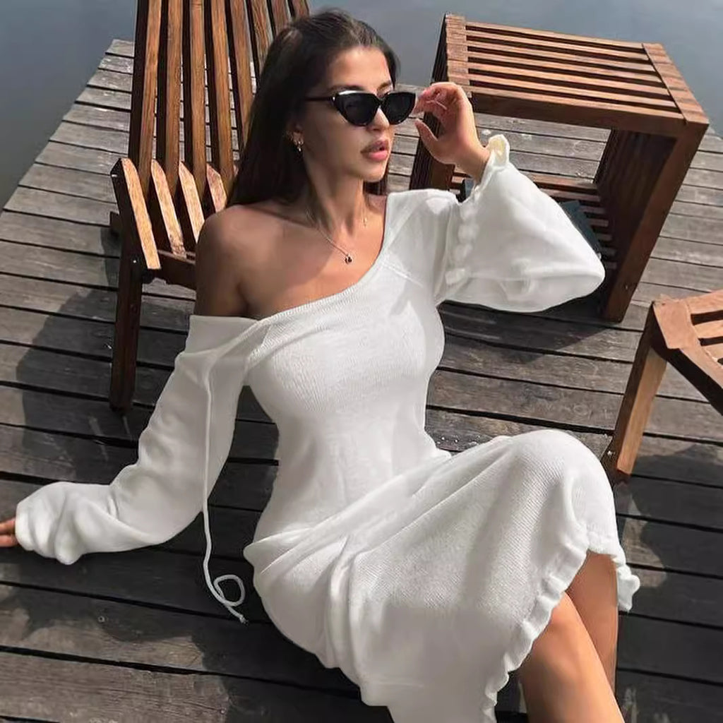 Damen Maxikleid mit weiten Ärmeln und nostalgischem Design WOLFF