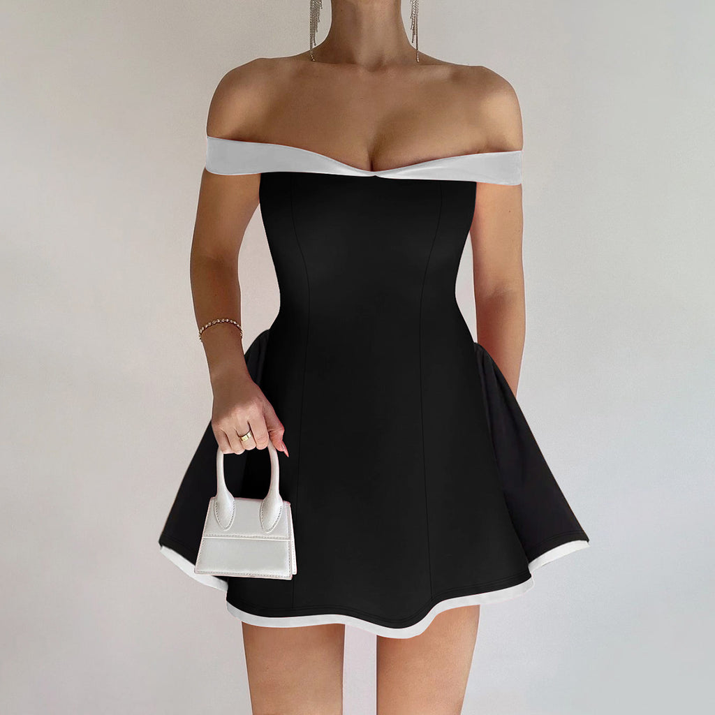 Damen Off-Shoulder Kleid mit voluminösem Rock WOLFF
