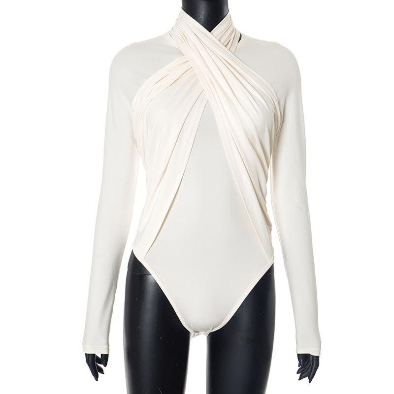 Damen Eleganter Bodysuit mit innovativem Wickeldetail WOLFF