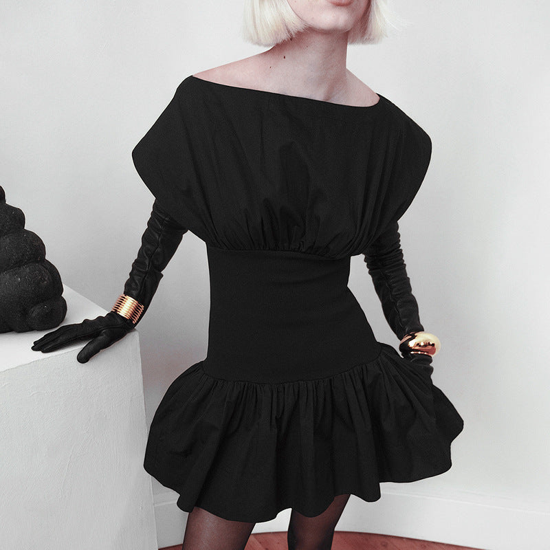 Damen Fliessendes Off-Shoulder Sommerkleid mit voluminösem Rock WOLFF