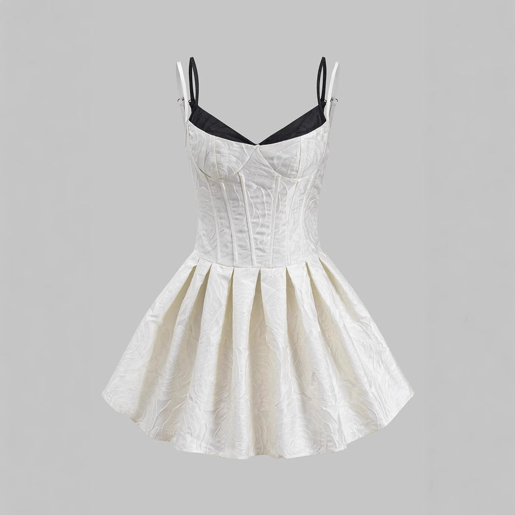 Damen Hochwertiges Cocktailkleid mit elegantem Korsettdesign und ausgestelltem Rock WOLFF