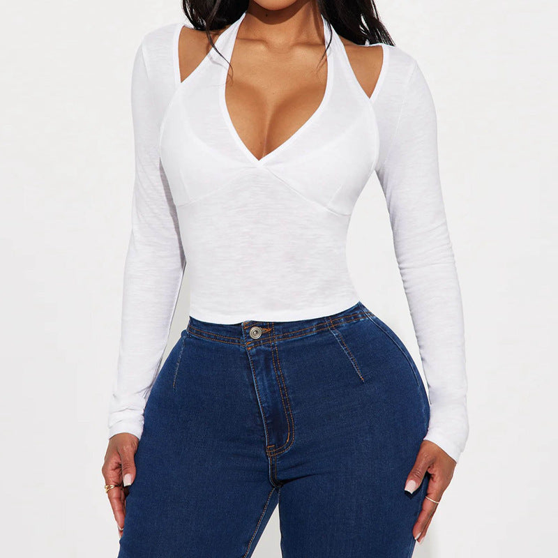 Damen elegantes Langarm-Shirt mit raffinierten Cut-Outs WOLFF