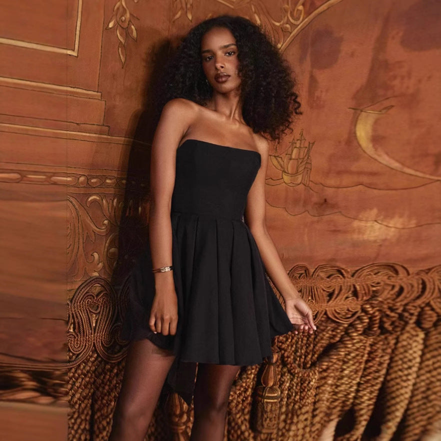 Damen Cocktailkleid mit voluminösem Rock und raffinierten Schleifendetails WOLFF