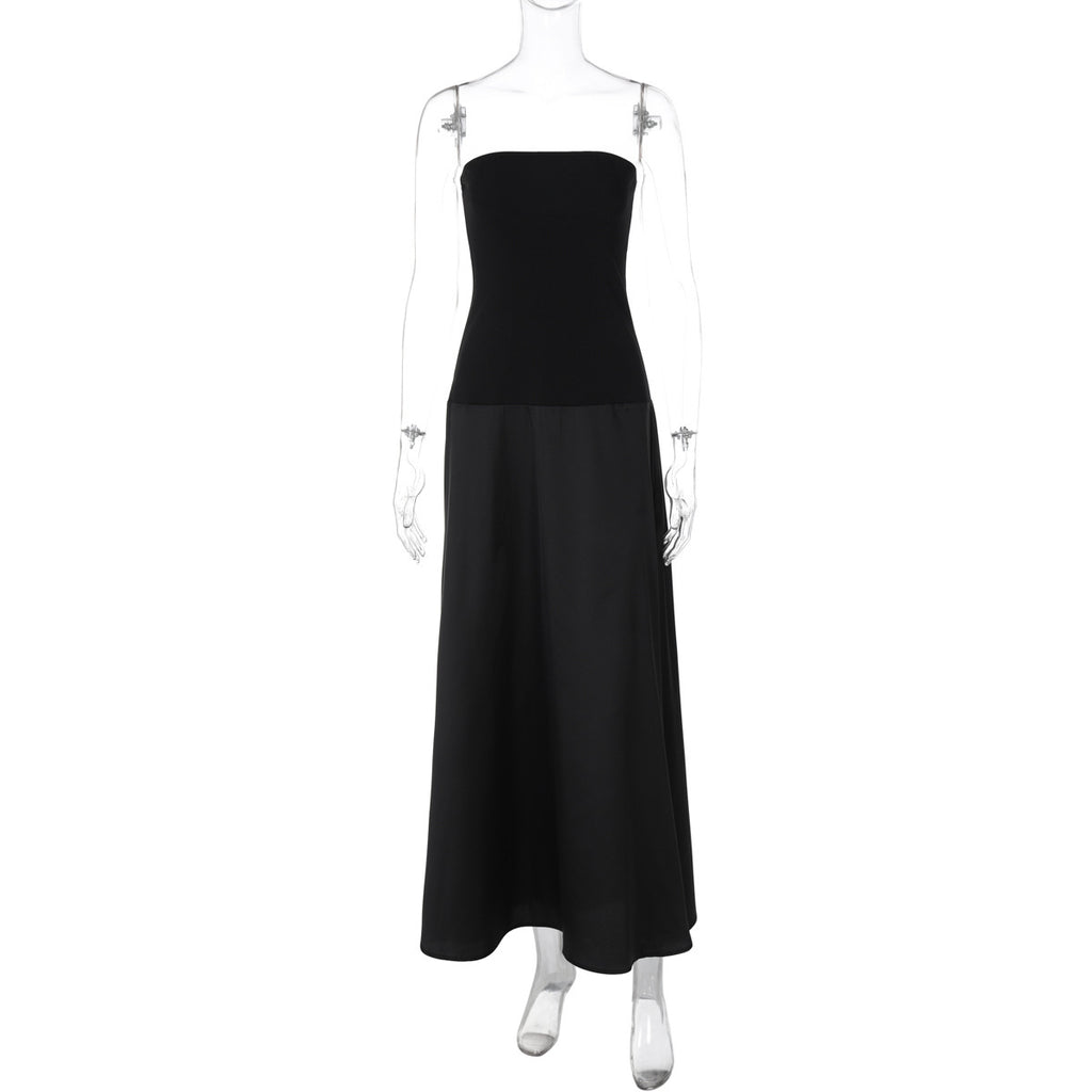 Damen Maxikleid im eleganten Bandeau-Stil mit fließendem Rockteil WOLFF