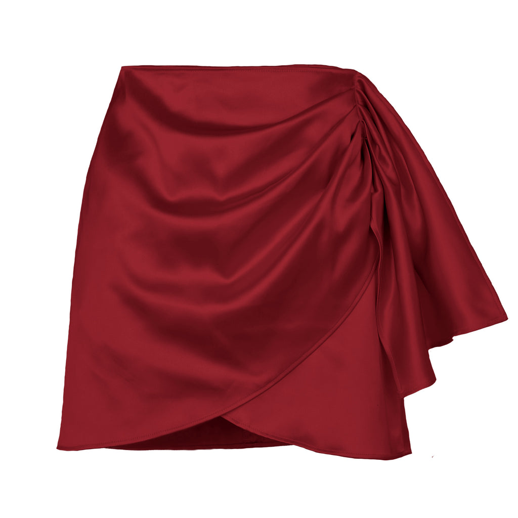 Damen Drapierter Minirock WOLFF
