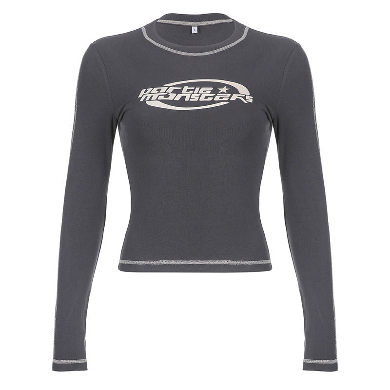 Damen Langarmshirt mit modischem Logodruck WOLFF