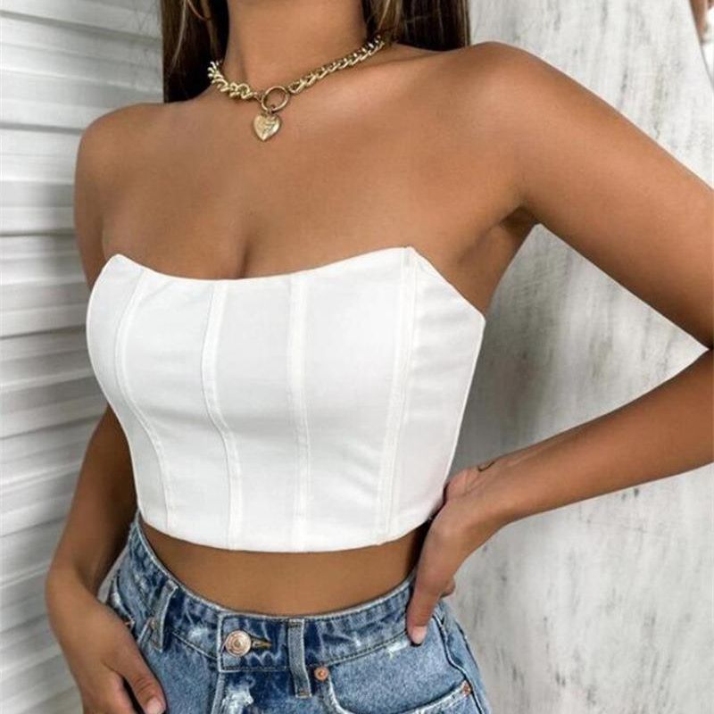 Damen Cropped Top im modernen Bustier-Stil von WOLFF