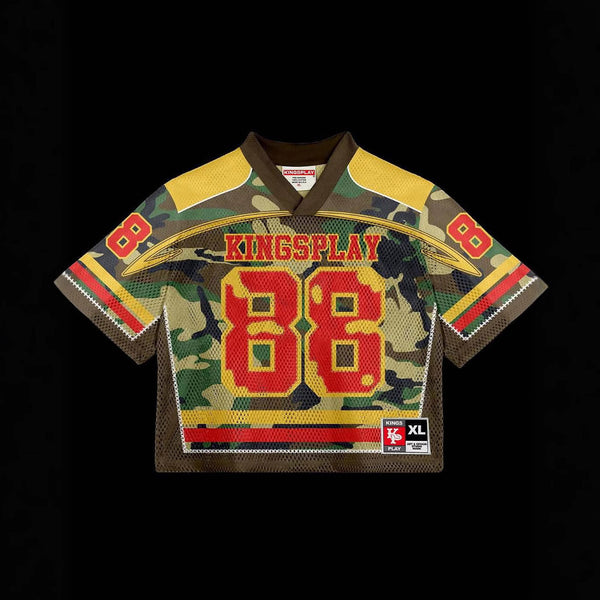 Herren Camouflage-Sporttrikot mit Mesh-Oberfläche WOLFF