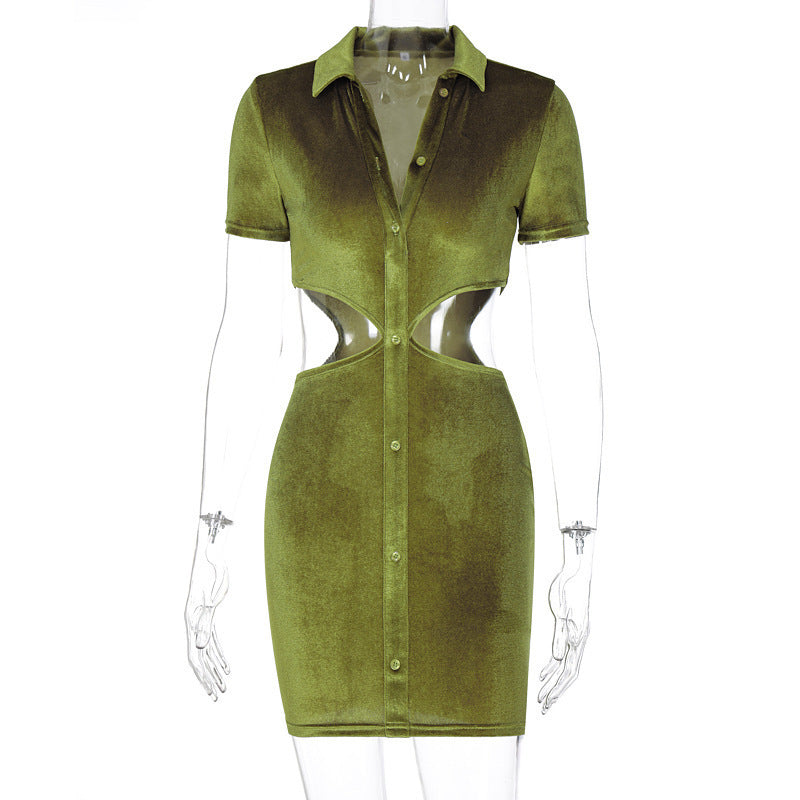 Damen Minikleid mit tailliertem Schnitt und elastischem Material WOLFF