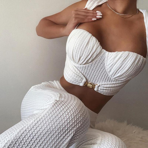 Damen Jumpsuit mit raffiniertem Bustier-Oberteil und ausgestelltem Bein WOLFF