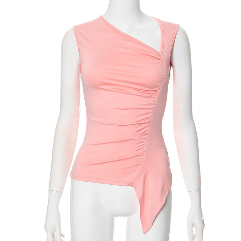 Damen asymmetrisches Top mit Wickeldesign WOLFF