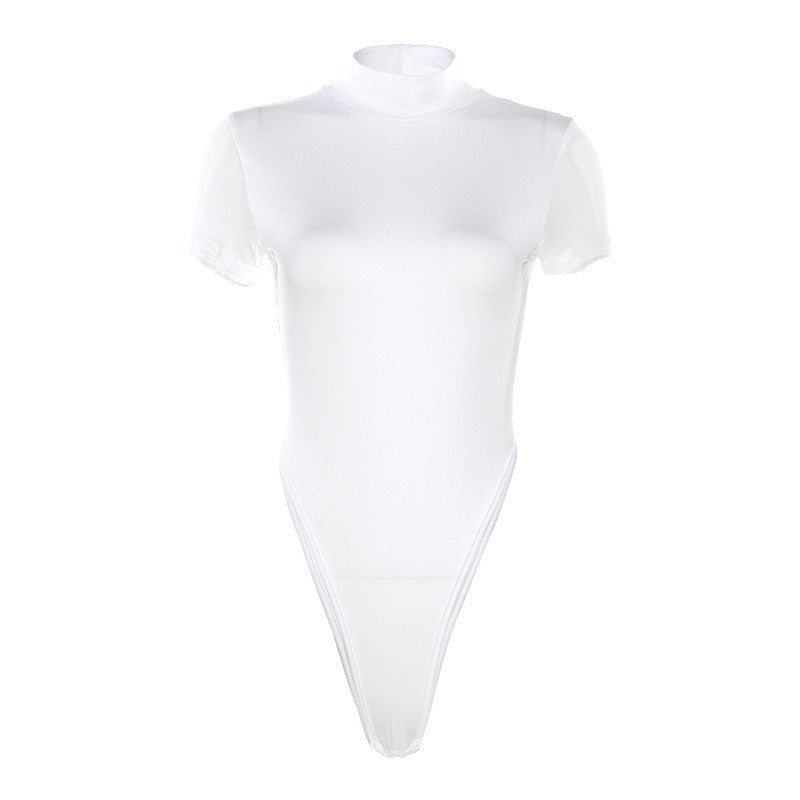 Damen Body mit Stehkragen aus elastischem Material WOLFF