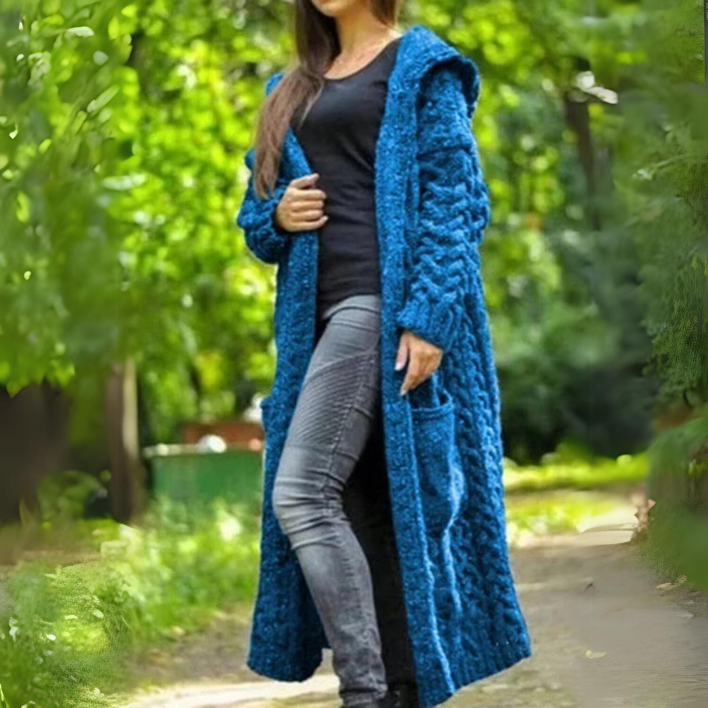 Winter cardigan coat