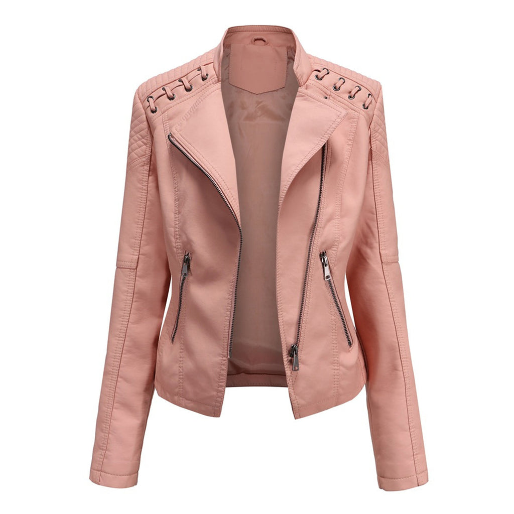 Marie™ - Stylische Lederjacke