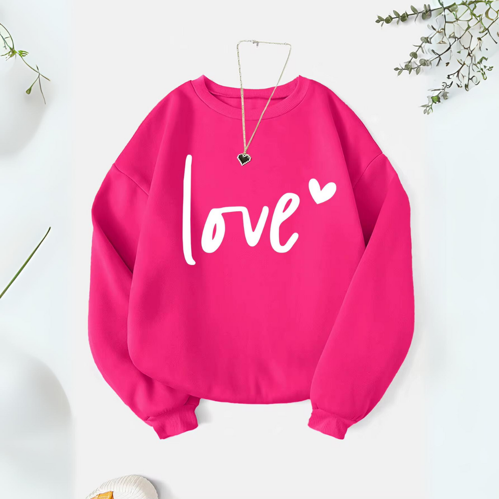 Chic crew neck sweatshirt