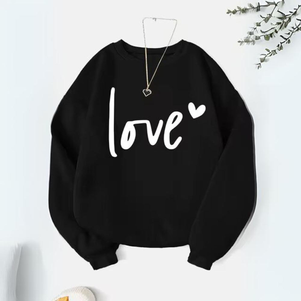 Chic crew neck sweatshirt