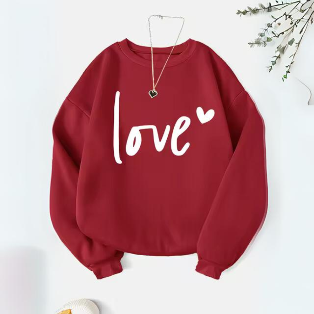 Chic crew neck sweatshirt