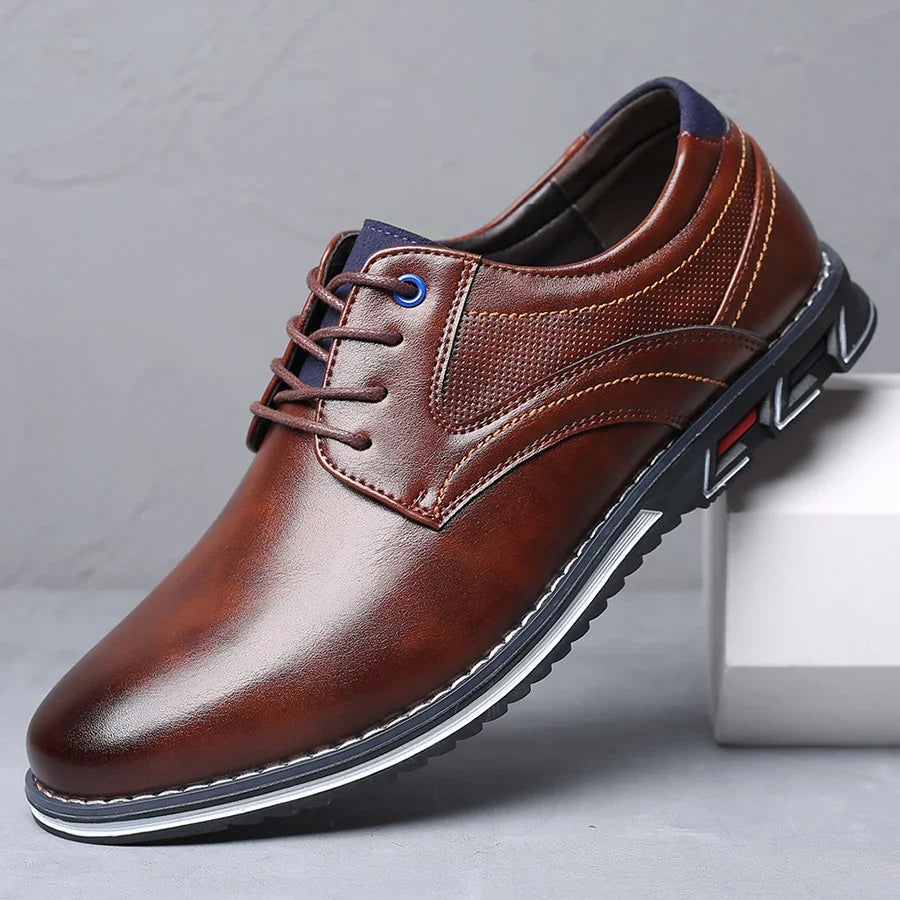 WOLFF - Retro Business-Lederschuhe für Herren