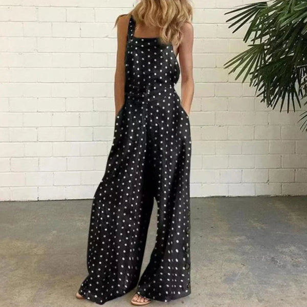 WOLFF - Dots Druck Jumpsuits